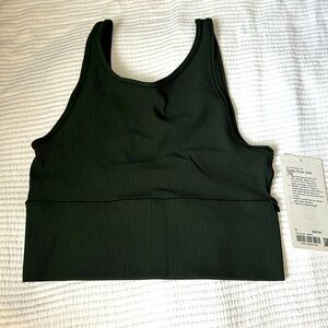 Lululemon Power Pivot Ribbed Tank Rainforest Green size‎ 6